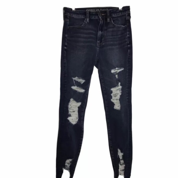 American Eagle Outfitters Denim - American Eagle Stretch Hi Rise JEGGING Crop size 6